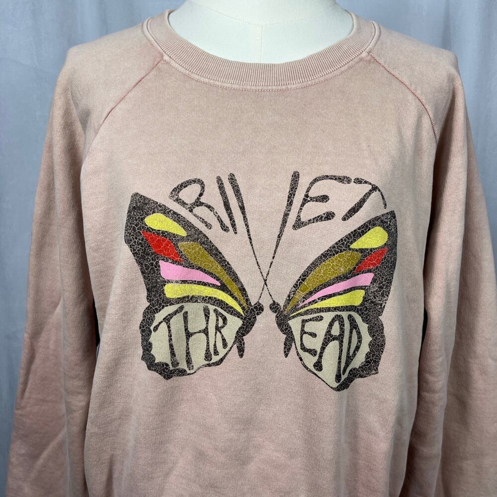 Madewell‎ Rivet & Thread Butterfly Raglan Sweatshirt. - Picture 4 of 8